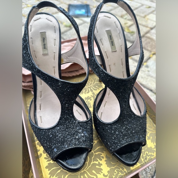 Miu Miu PRADA Heels size 8 - Picture 2 of 6